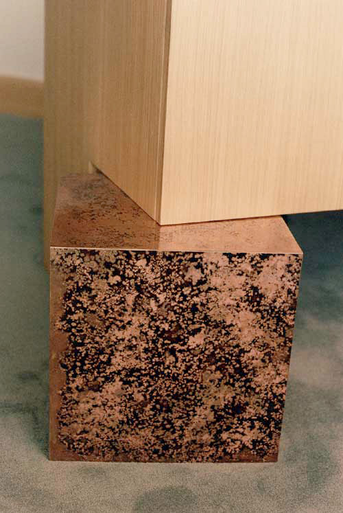 Desk with Patinated Copper 2